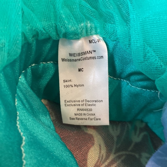 4 piece Weismann MC dance outfit💕little mermaid vibes💕 🧜🏼‍♀️ 💕 teal& purple - Picture 12 of 14